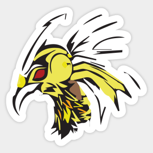 Angry chicken Sticker